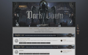 Скриншот сайта Warhammer 40000: Dark dawn