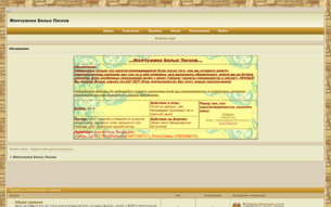Скриншот сайта Жемчужина белых песков