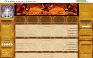 Скриншот сайта Академия высшей магии