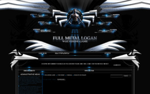 Скриншот сайта Logan. Wolverine game
