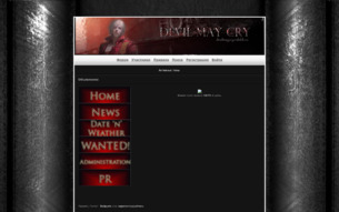 Скриншот сайта Devil May Cry Inc