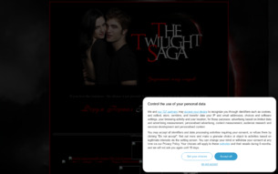 Скриншот сайта The Twilight saga