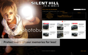 Скриншот сайта Silent Hill - fog and darkness