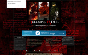 Скриншот сайта Hellsingroll