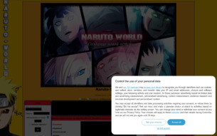 Скриншот сайта Ролевая по аниме Наруто!
