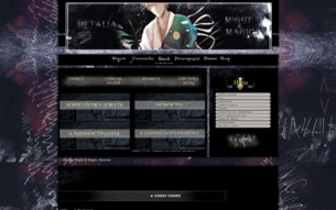 Скриншот сайта Hetalia might & magic: revival