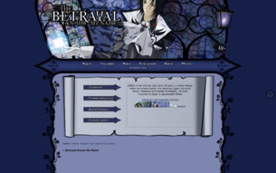 Скриншот сайта Betrayal Knows My Name