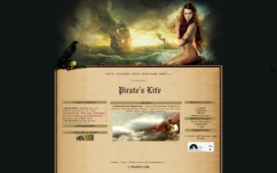 Скриншот сайта Pirate's life