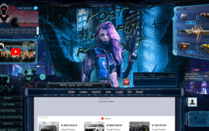 Скриншот сайта Post human: reboot