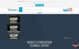 Скриншот сайта Forumd - дизайн-поддержка ролевых проектов