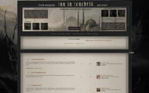 Скриншот сайта Lux in tenebris 