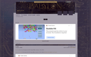 Скриншот сайта Babylon