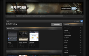 Скриншот сайта FRPG World
