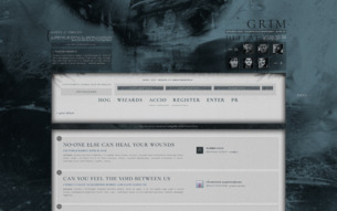 Скриншот сайта Grim defeat