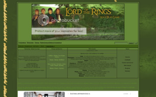 Скриншот сайта The Lord of the Rings - Властелин колец